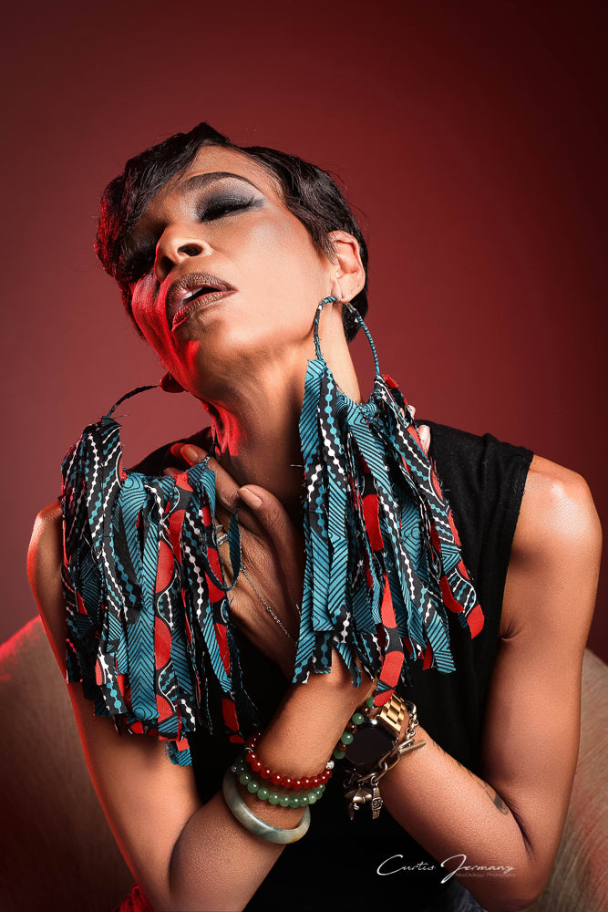 Cairo XL Statement Earrings Hoops