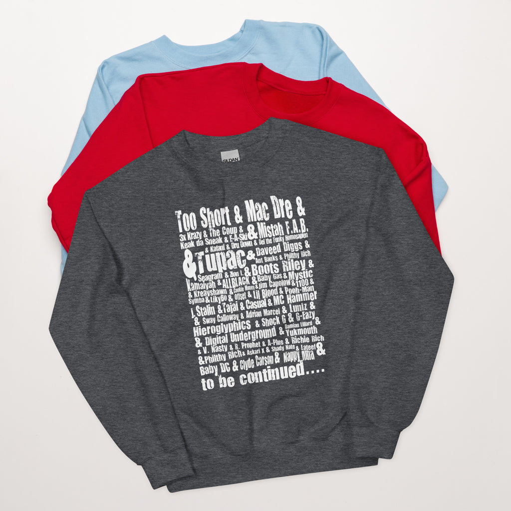 Oakland Hip Hop Honor Roll Sweatshirt image 6