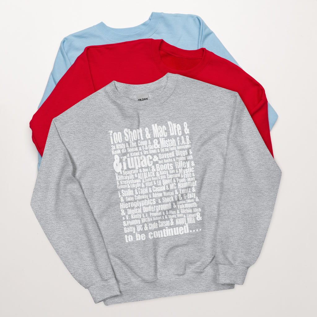 Oakland Hip Hop Honor Roll Sweatshirt image 10