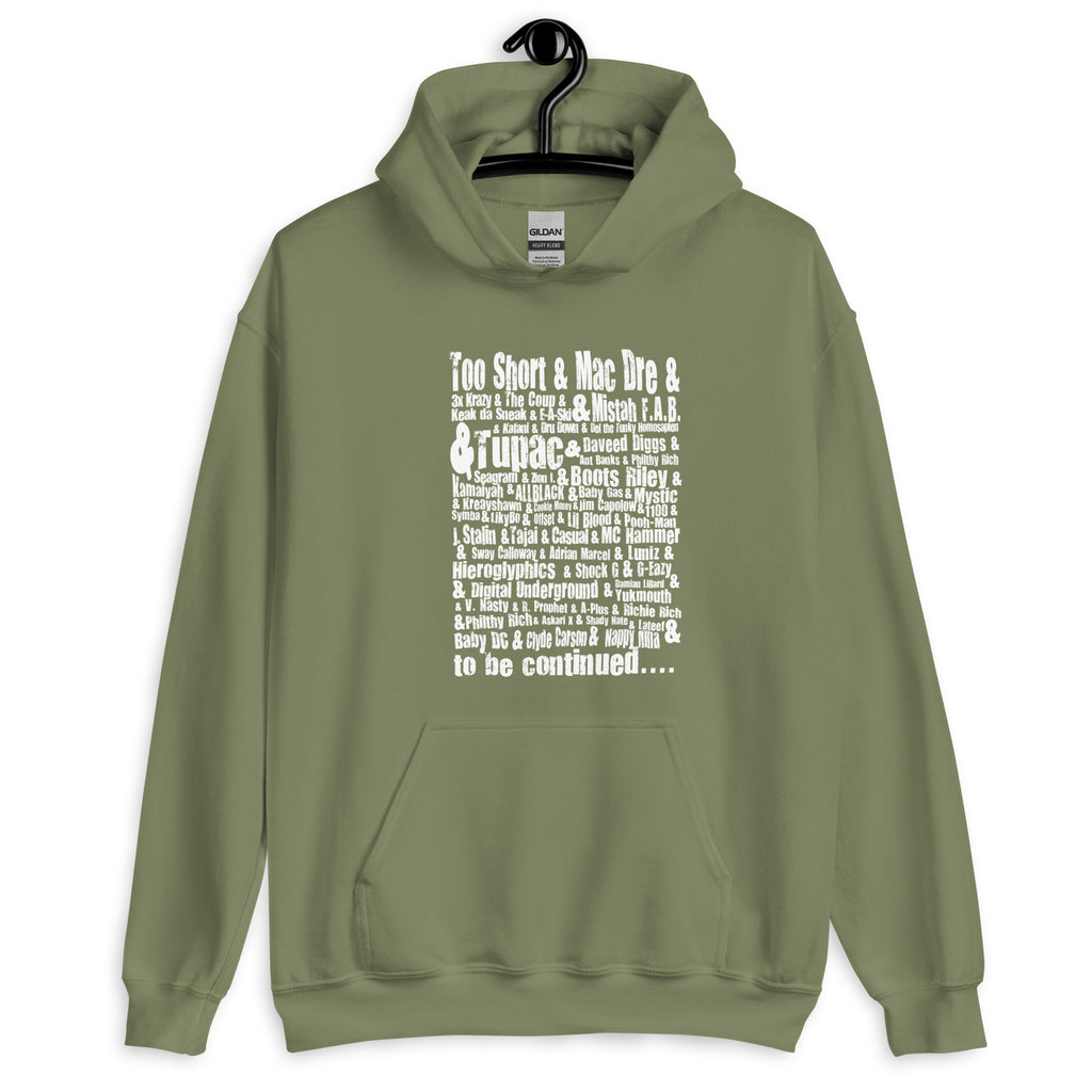 Oakland Hip Hop Honor Roll Hoodie image 5