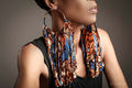 Bleu Tiger XL Statement Earrings