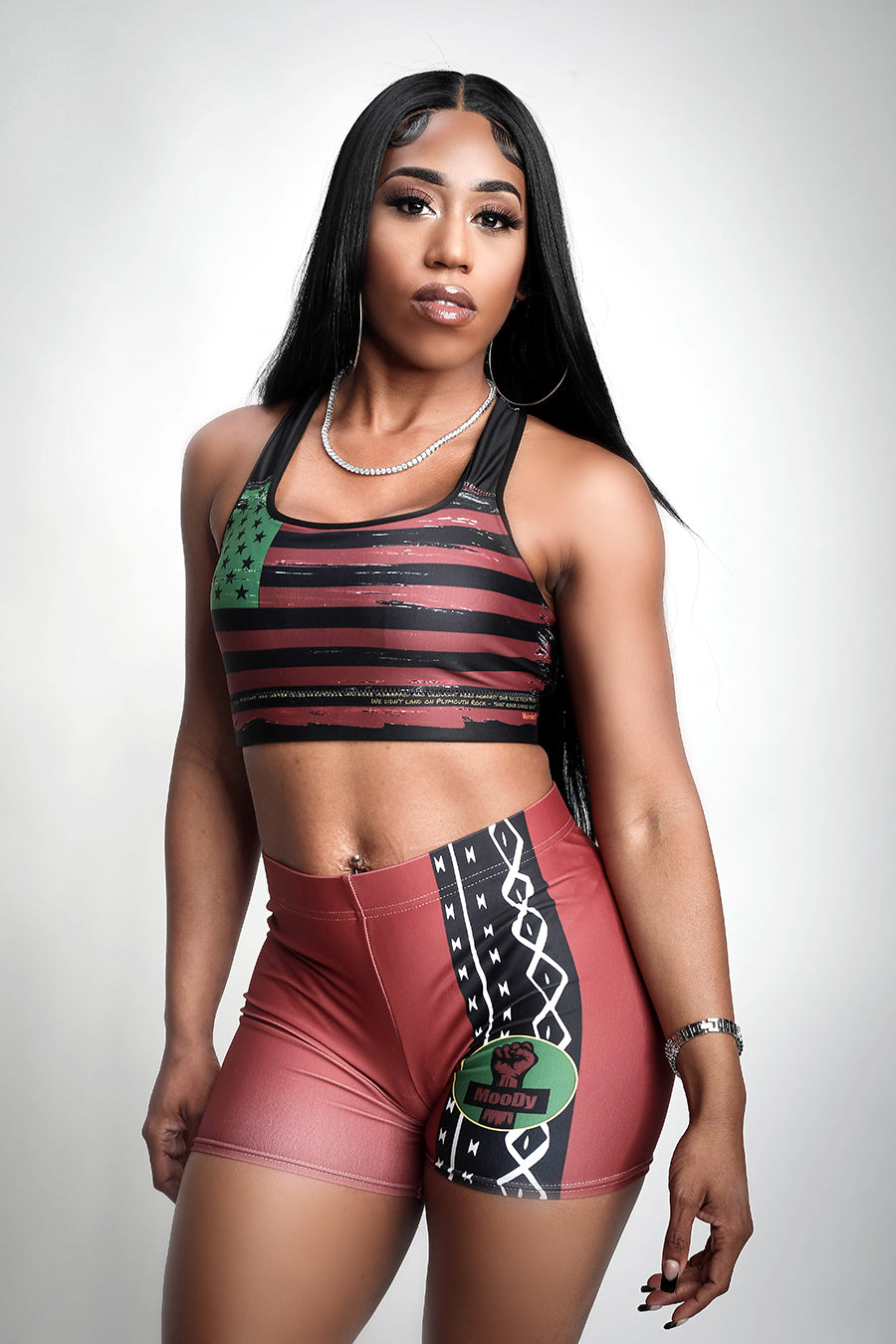 MooDy AA Flag Sports Bra  image 4