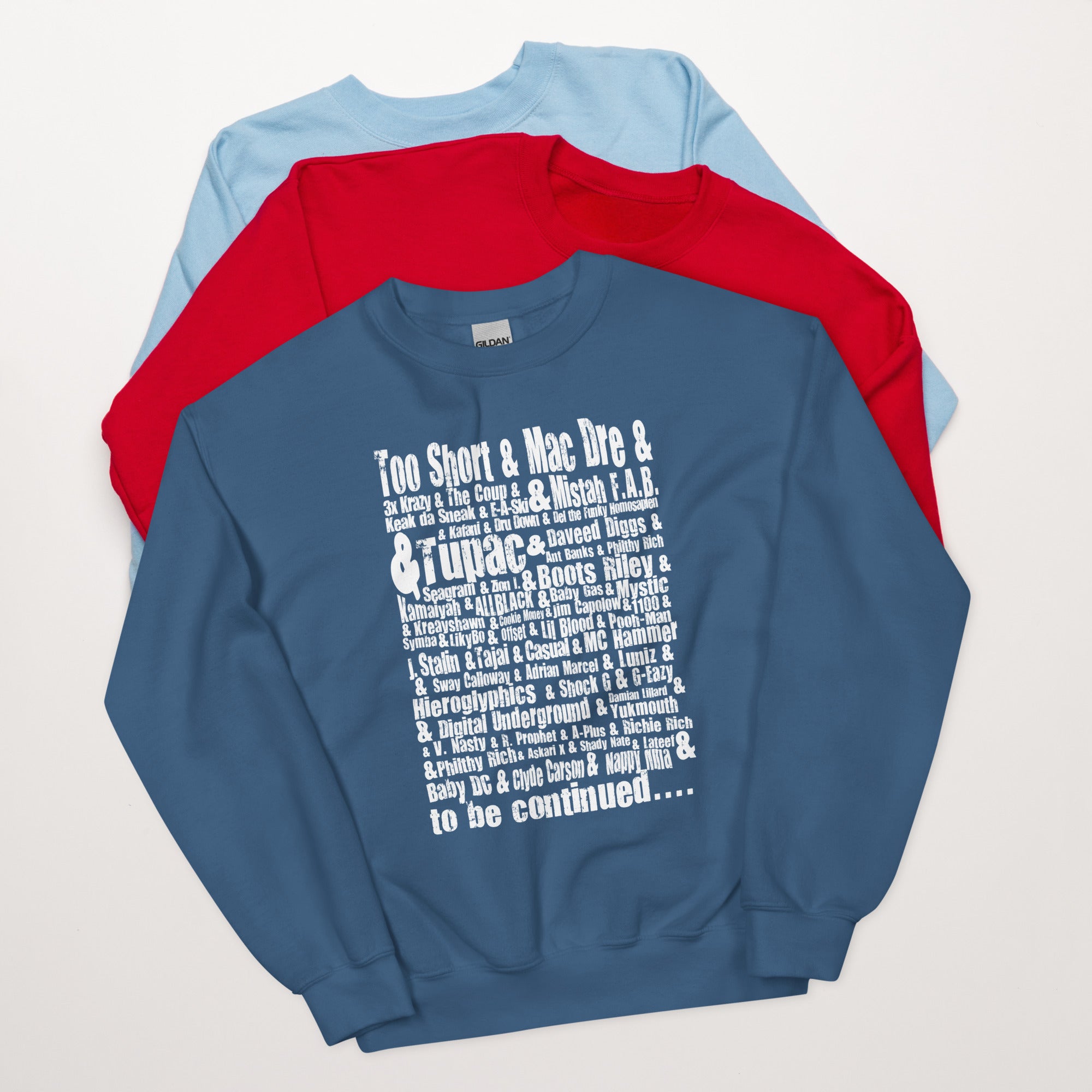 Oakland Hip Hop Honor Roll Sweatshirt image 0