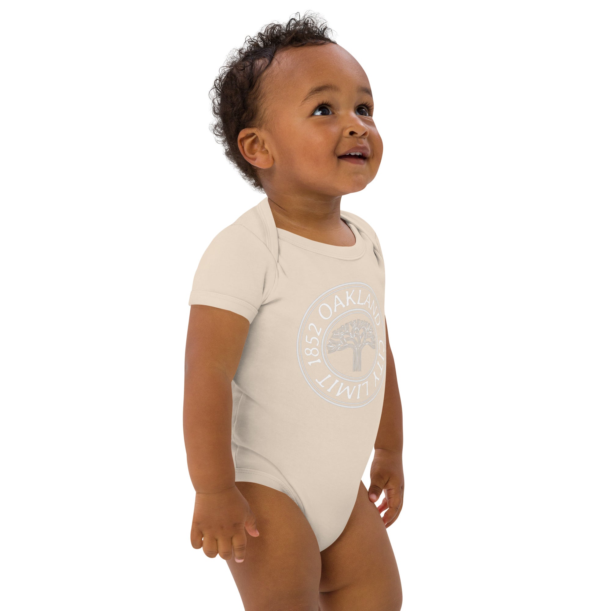 Baby Logo Organic cotton baby bodysuit image 3