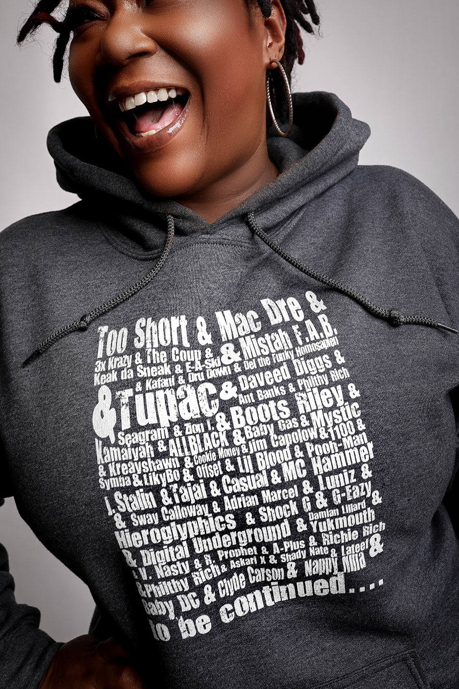 Oakland Hip Hop Honor Roll Hoodie image 1