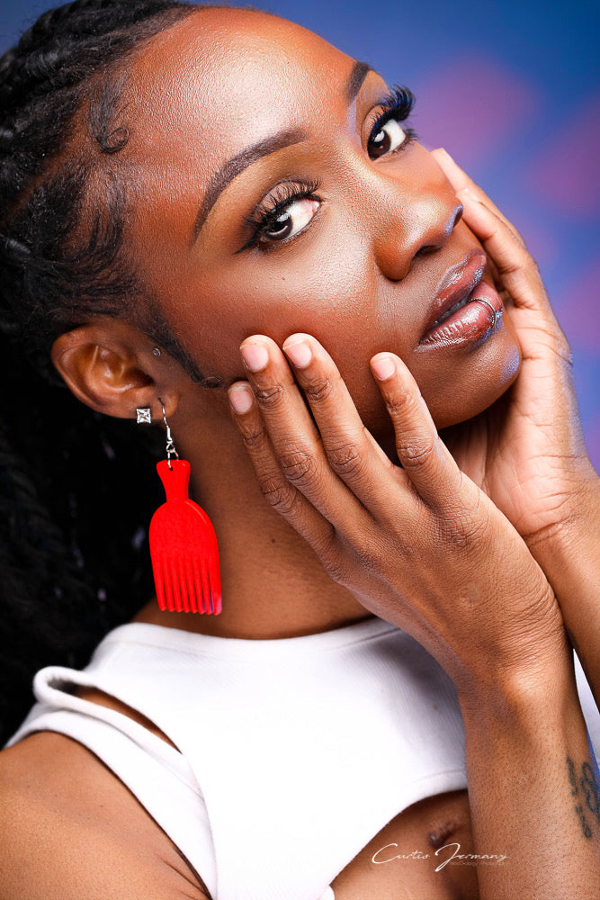 Soul Pick Wooden Earrings