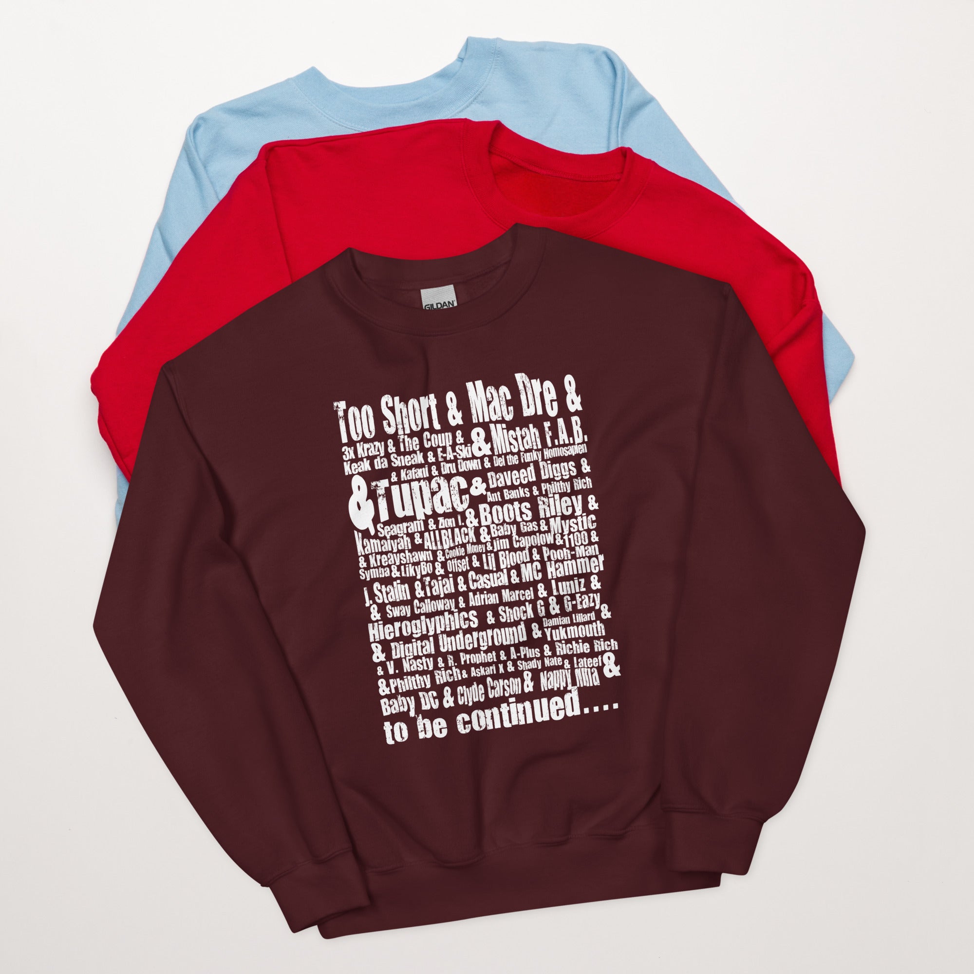 Oakland Hip Hop Honor Roll Sweatshirt image 3