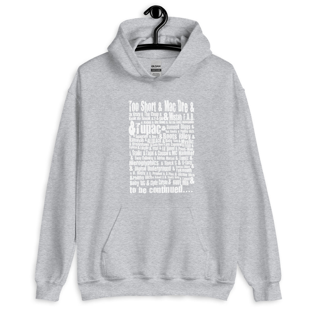 Oakland Hip Hop Honor Roll Hoodie image 11
