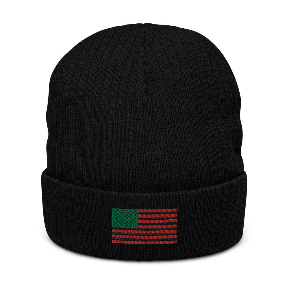 AA Flag Recycled cuffed beanie image 0
