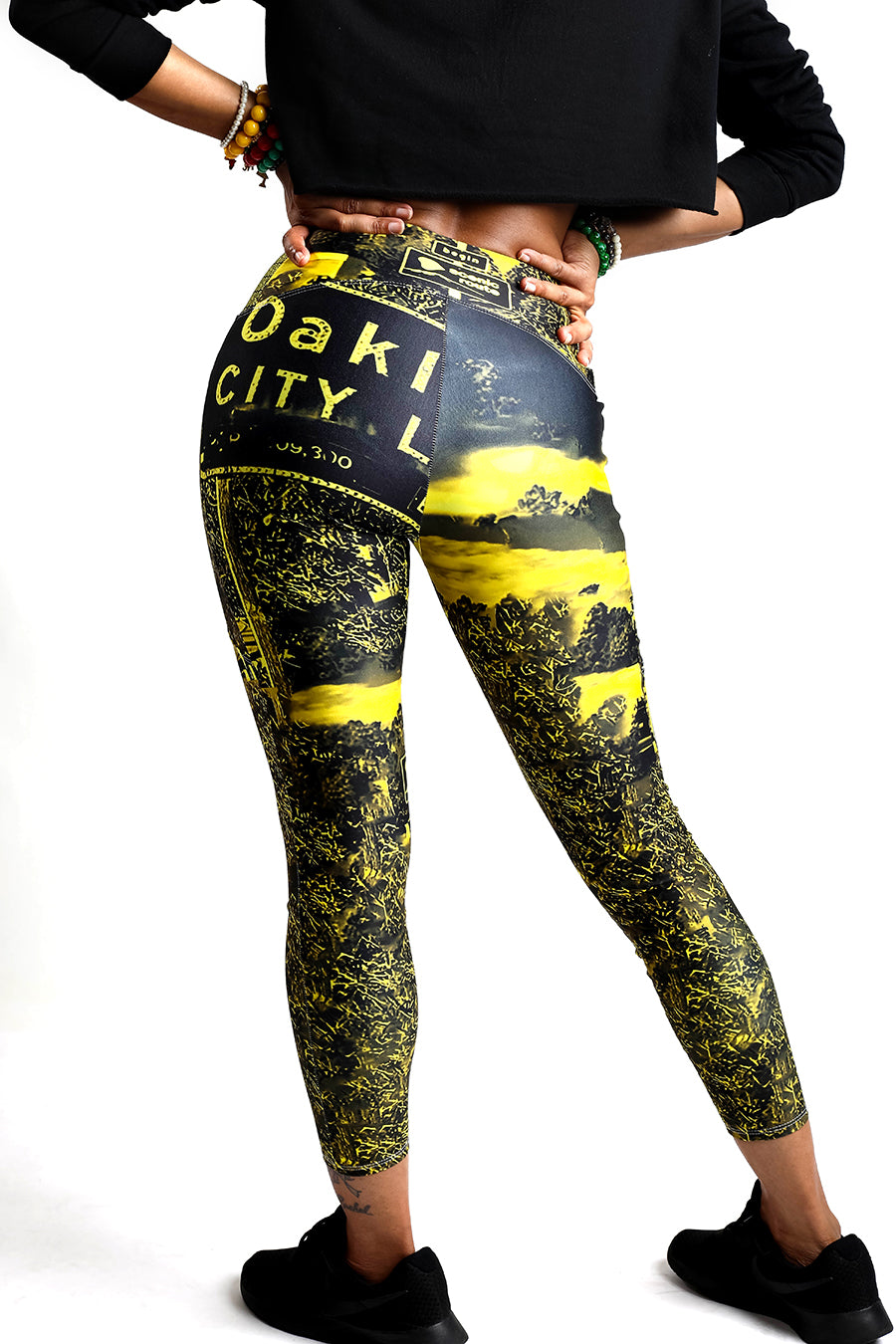 OAK CTY LMT Yellow Leggings with pockets  image 1