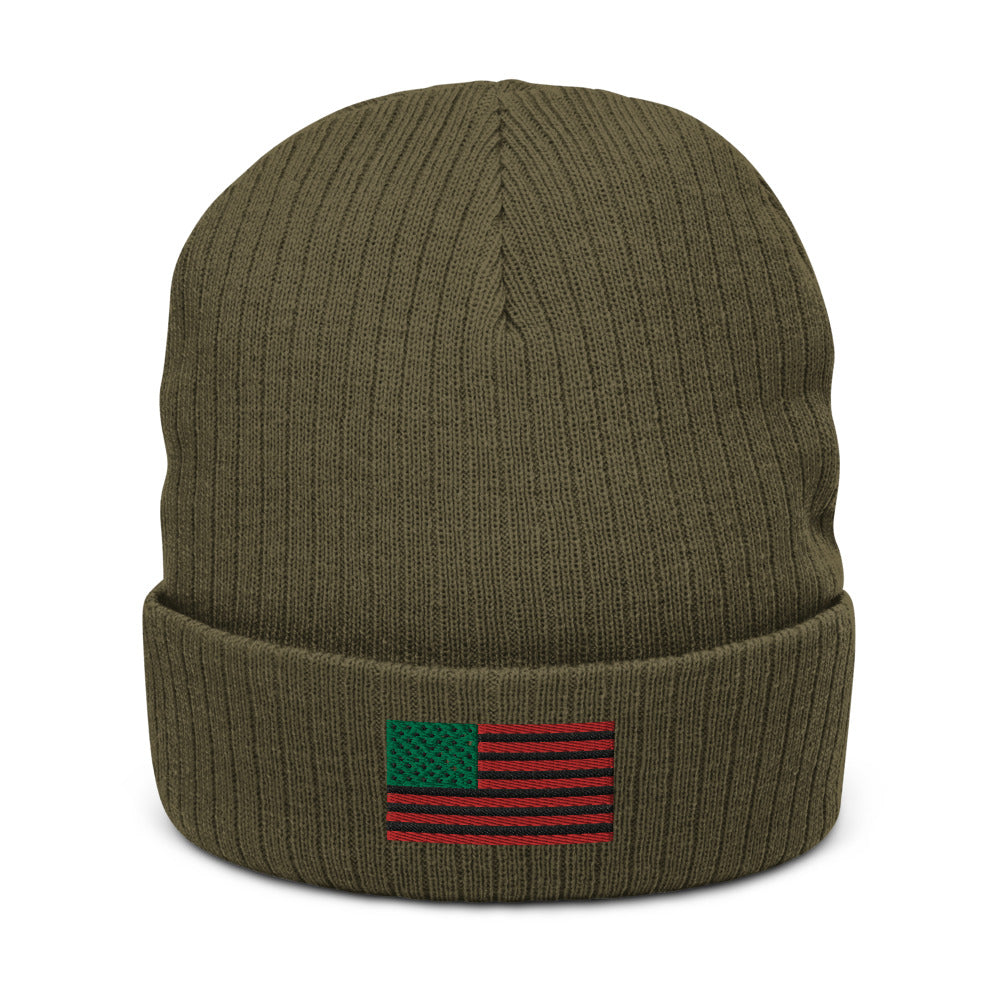 AA Flag Recycled cuffed beanie image 1