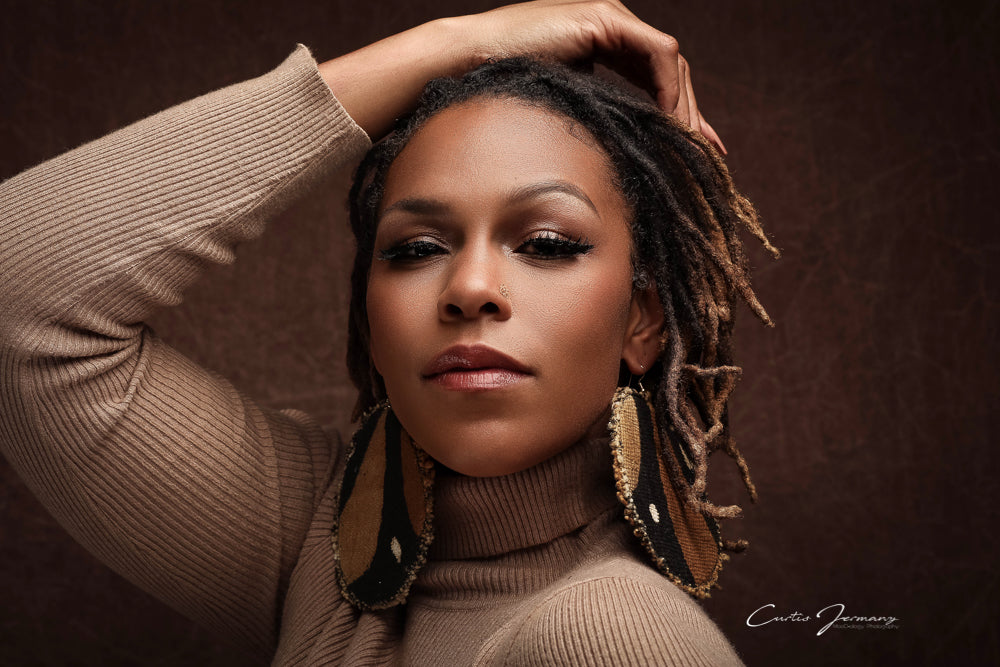 Mudcloth Earrings XL