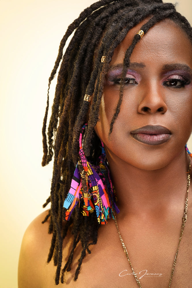 Celebration Kente Hoop Earrings