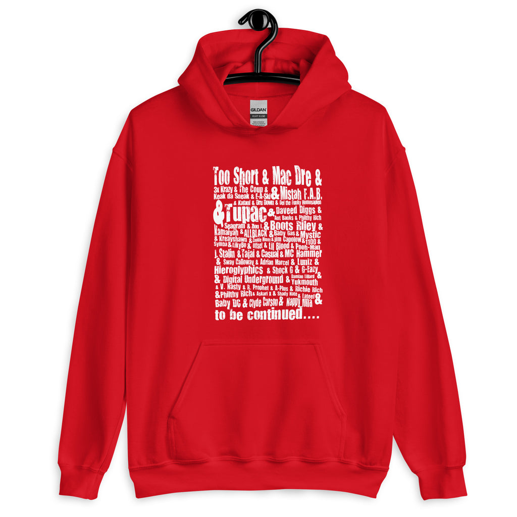 Oakland Hip Hop Honor Roll Hoodie image 6