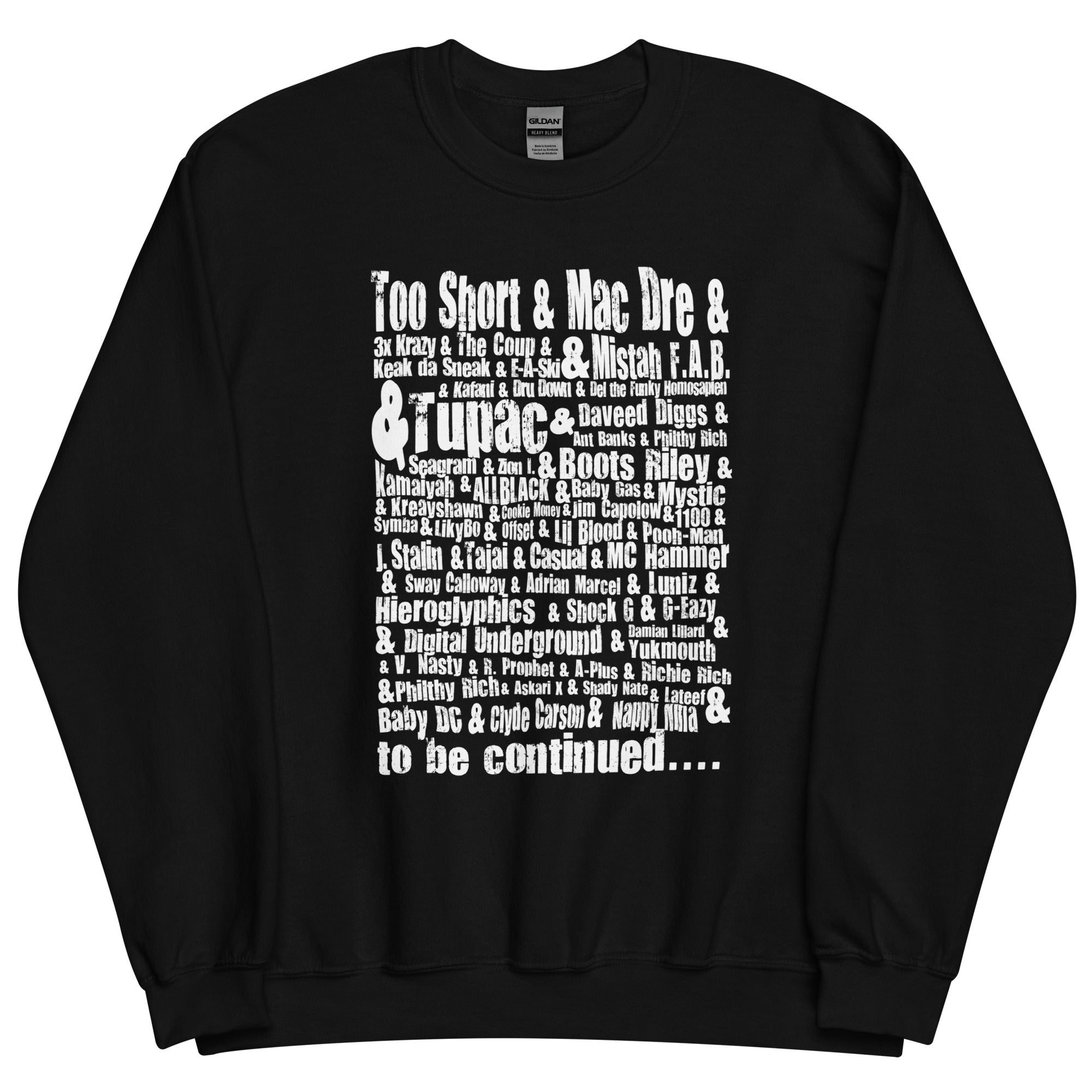 Oakland Hip Hop Honor Roll Sweatshirt image 1