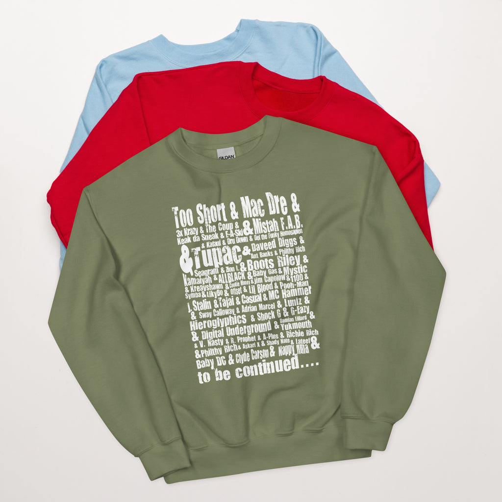 Oakland Hip Hop Honor Roll Sweatshirt image 9