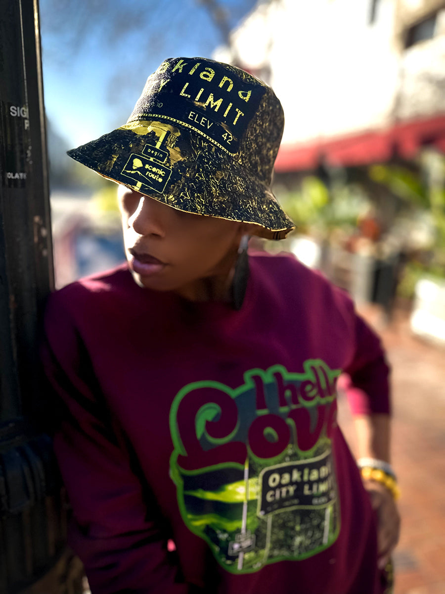 Gold OCL Reversible bucket Hat image 0