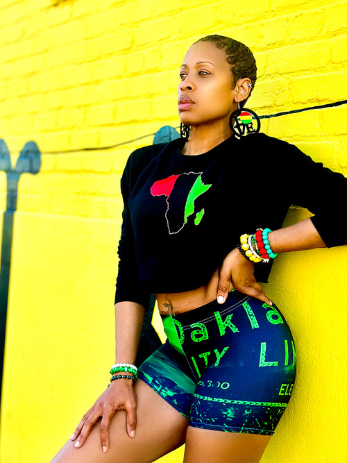 Africa Crop Sweatshirt image 1