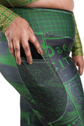 OAK CTY LMT Green Leggings with pockets image 0