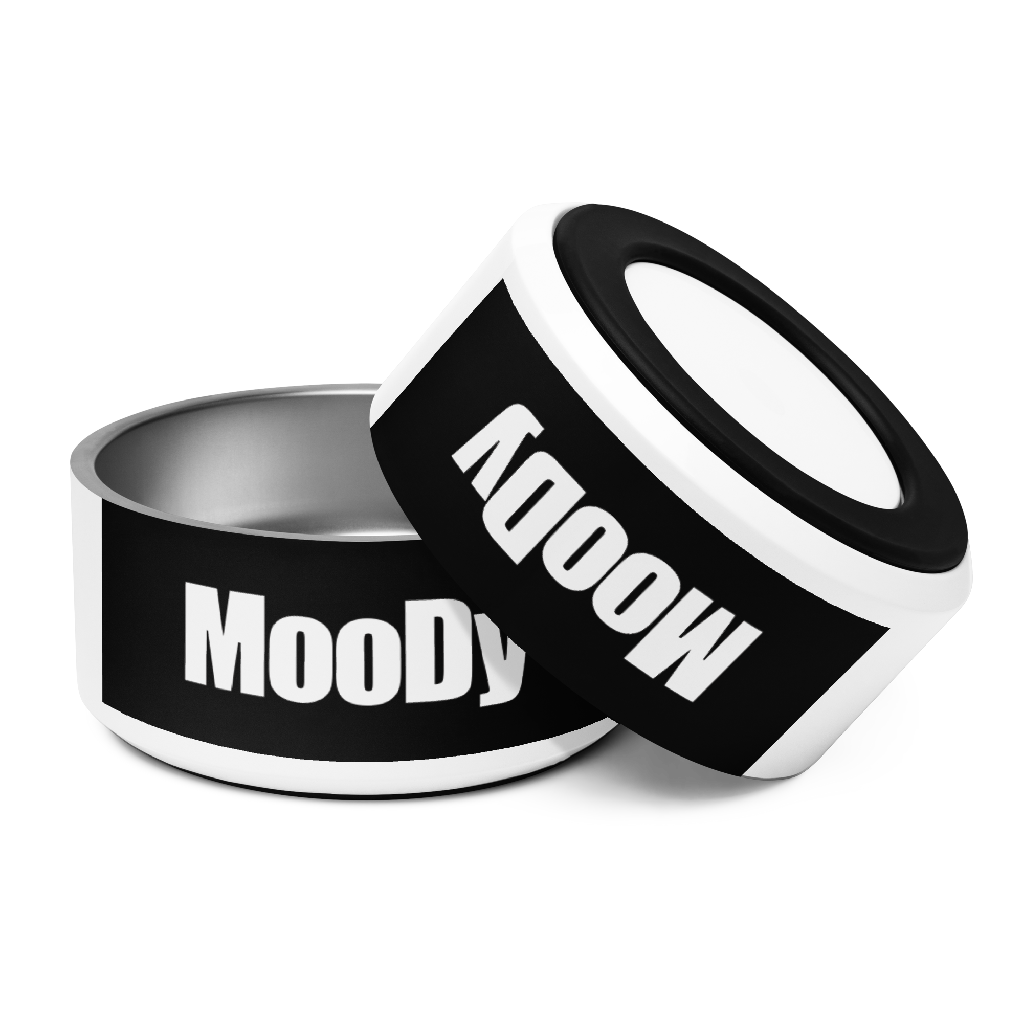 MooDy Dog Food / Pet food bowl/ Pet Water Bowl