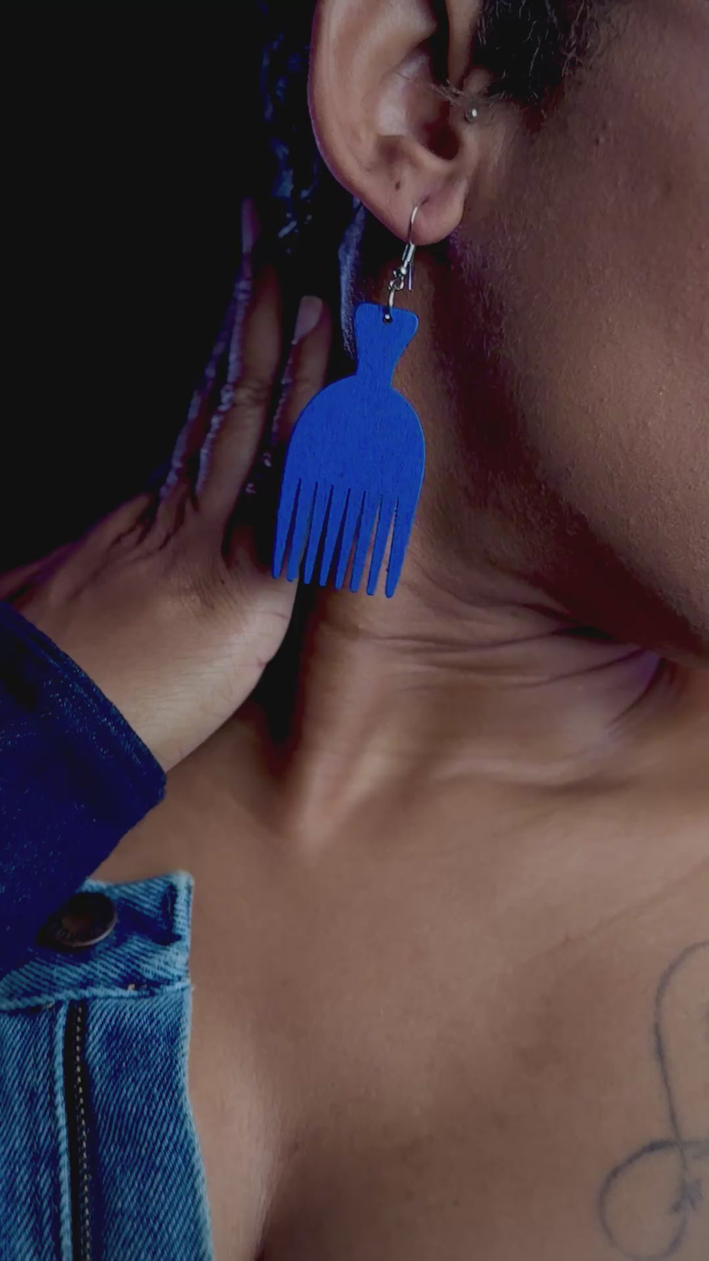 Soul Pick Wooden Earrings