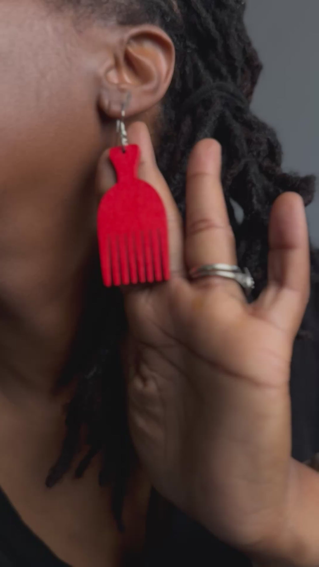 Soul Pick Wooden Earrings