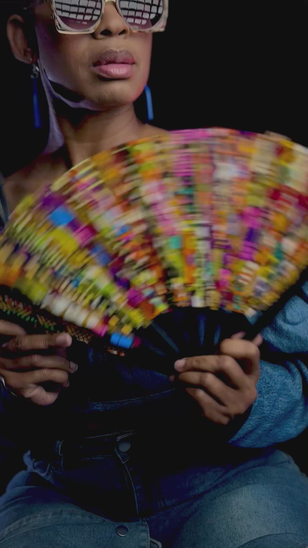 Handmade Adinkra Fan