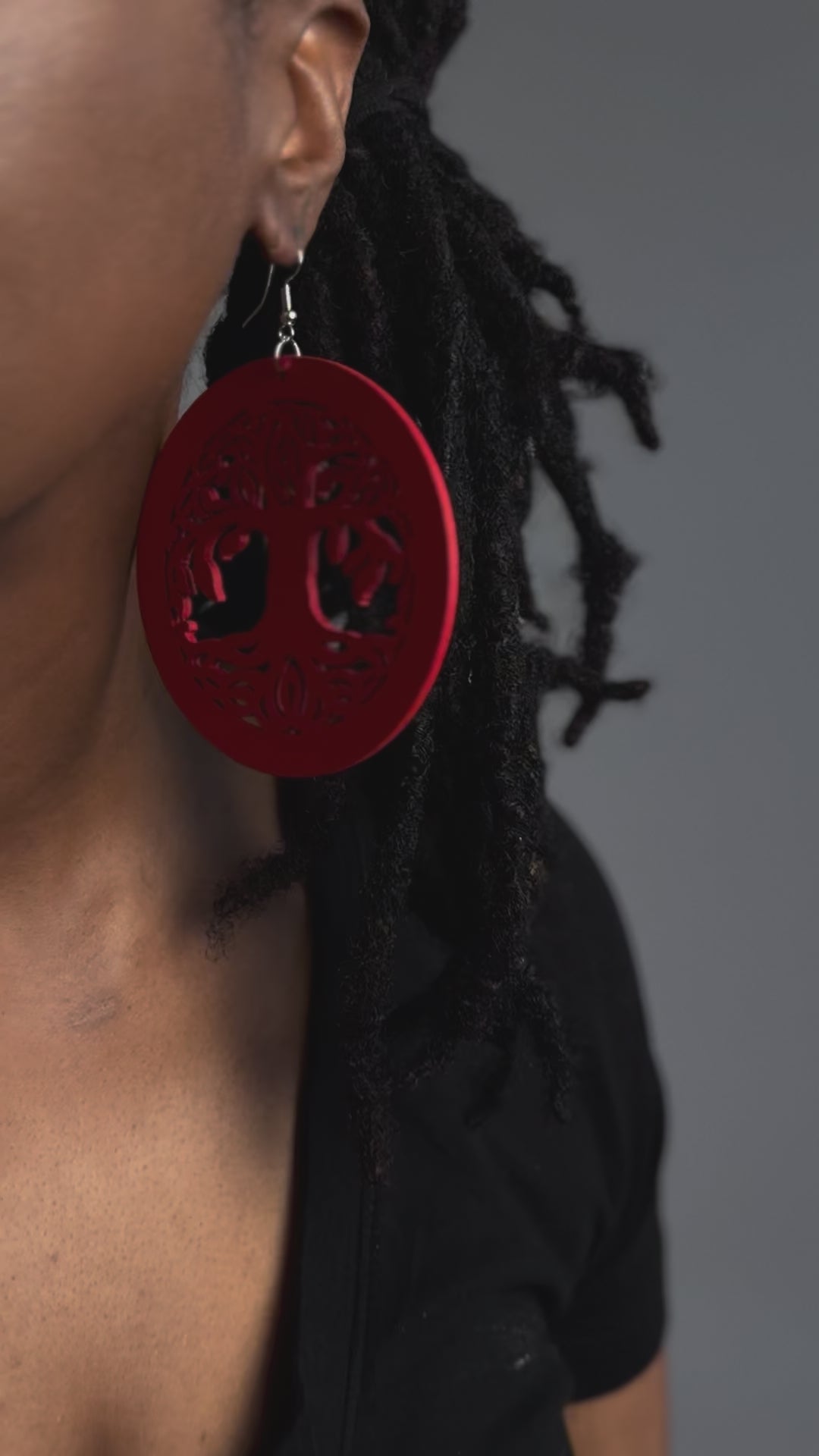 XL Oak Tree of Life Earrings